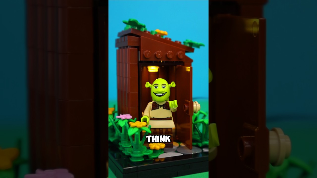 Я построил авторский MOC для Шрека! | #lego #шрек #legomoc #минифигурки #shorts