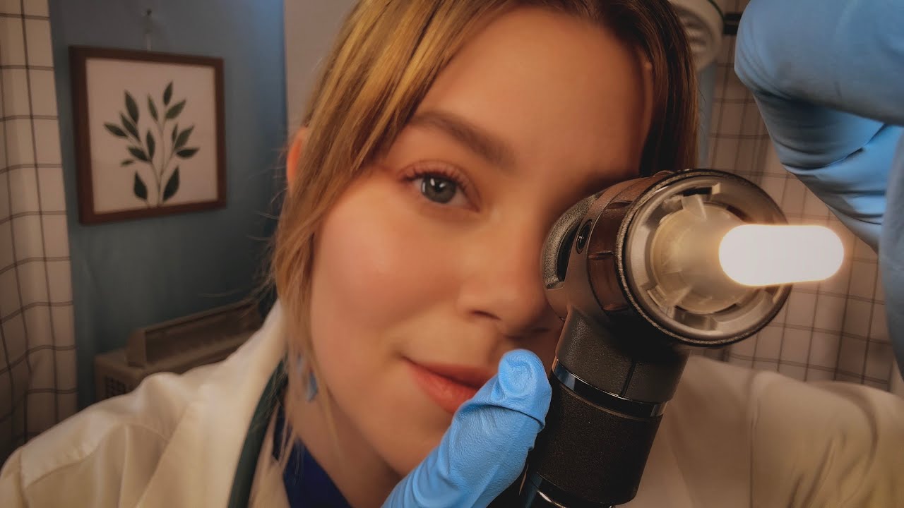 ASMR Comprehensive Ear Exam & Ear Cleaning (w Mic Scratching) | Medical Roleplay