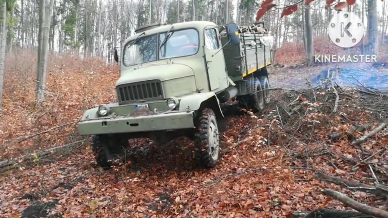 Praga  V3S zvoz dreva