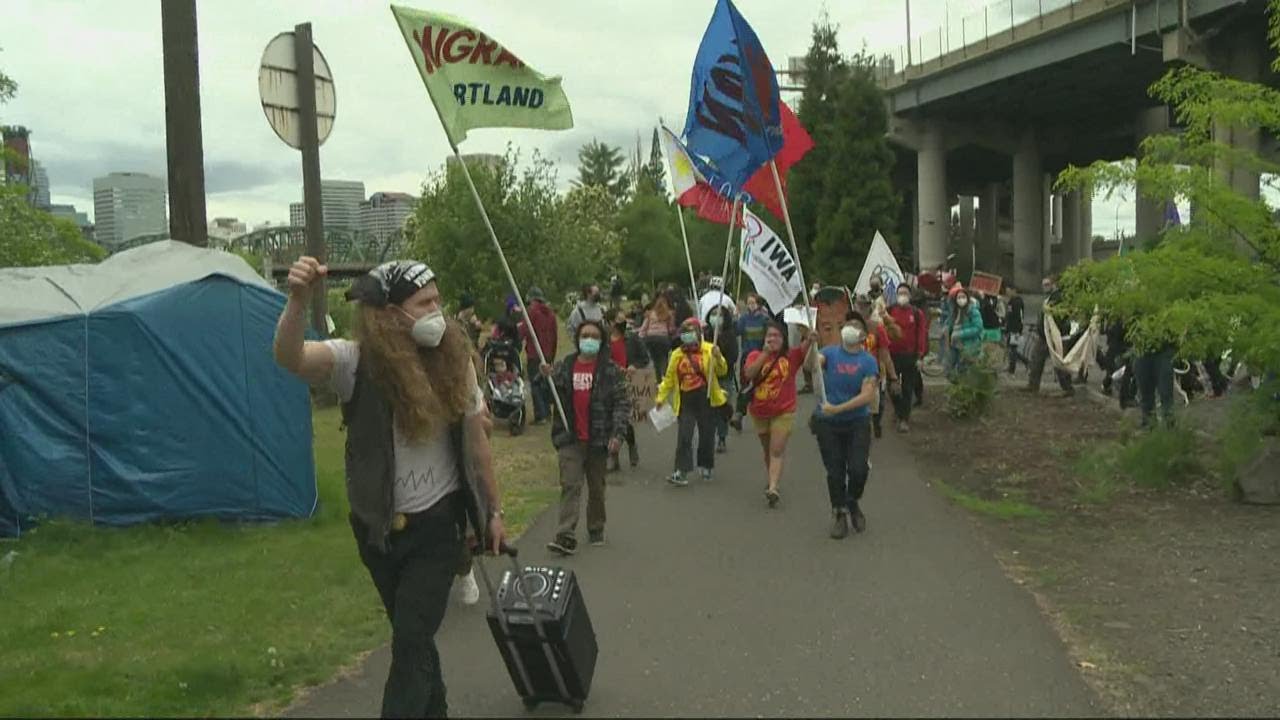 May Day demonstrations held in Portland