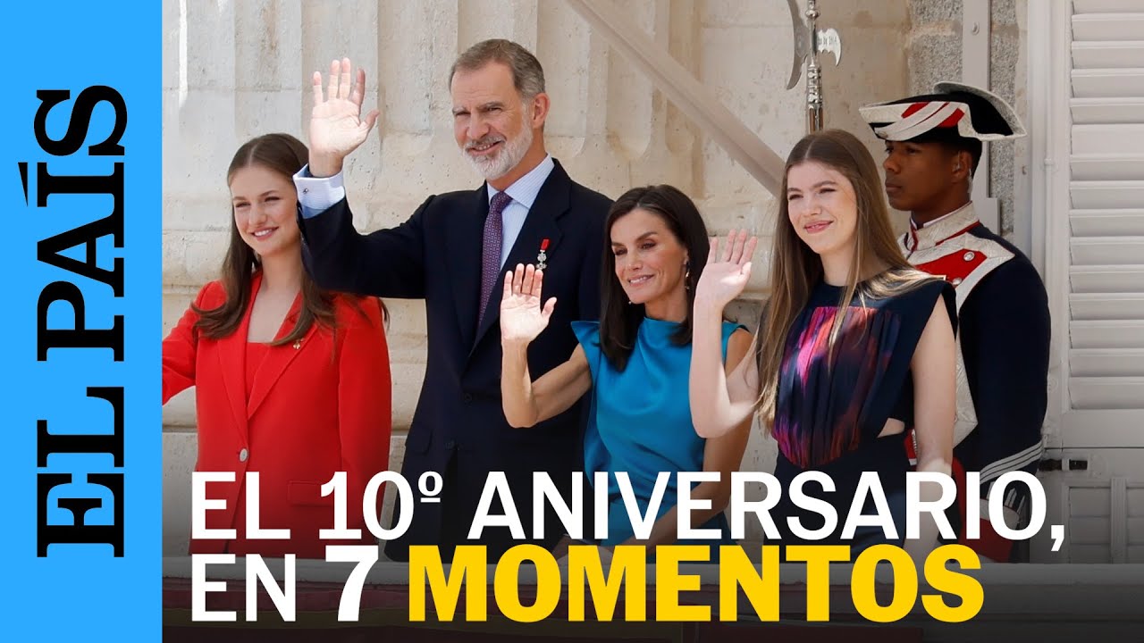 FELIPE VI: Del taburete de la Reina al discurso del Rey: así ha sido el X aniversario de su reinado