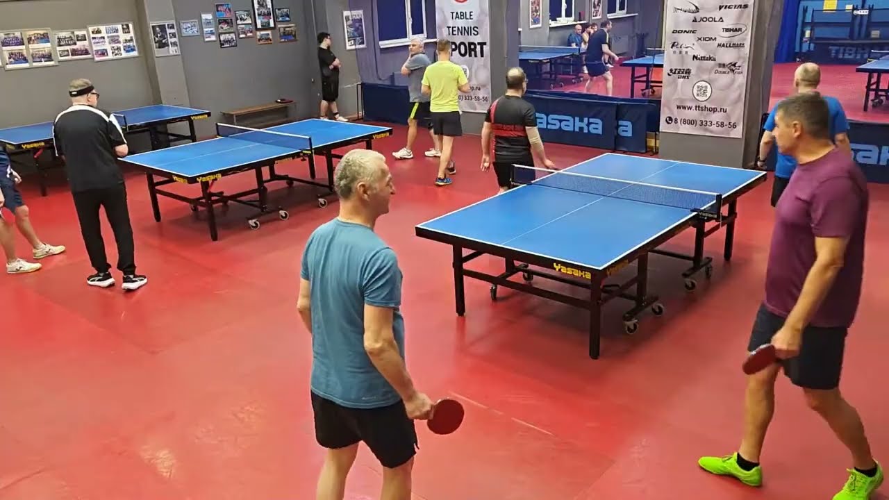 III vs I Халаджиев/Финашко (1026) - Чирков/Панов (1126) 29.01 Парный РАНДОМ турнир настольный теннис
