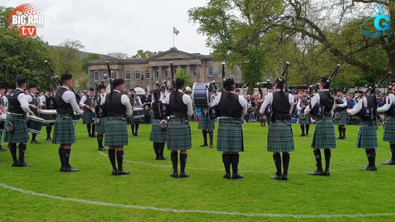 Inveraray and District Pipe Band - Dollar Academy 2023.