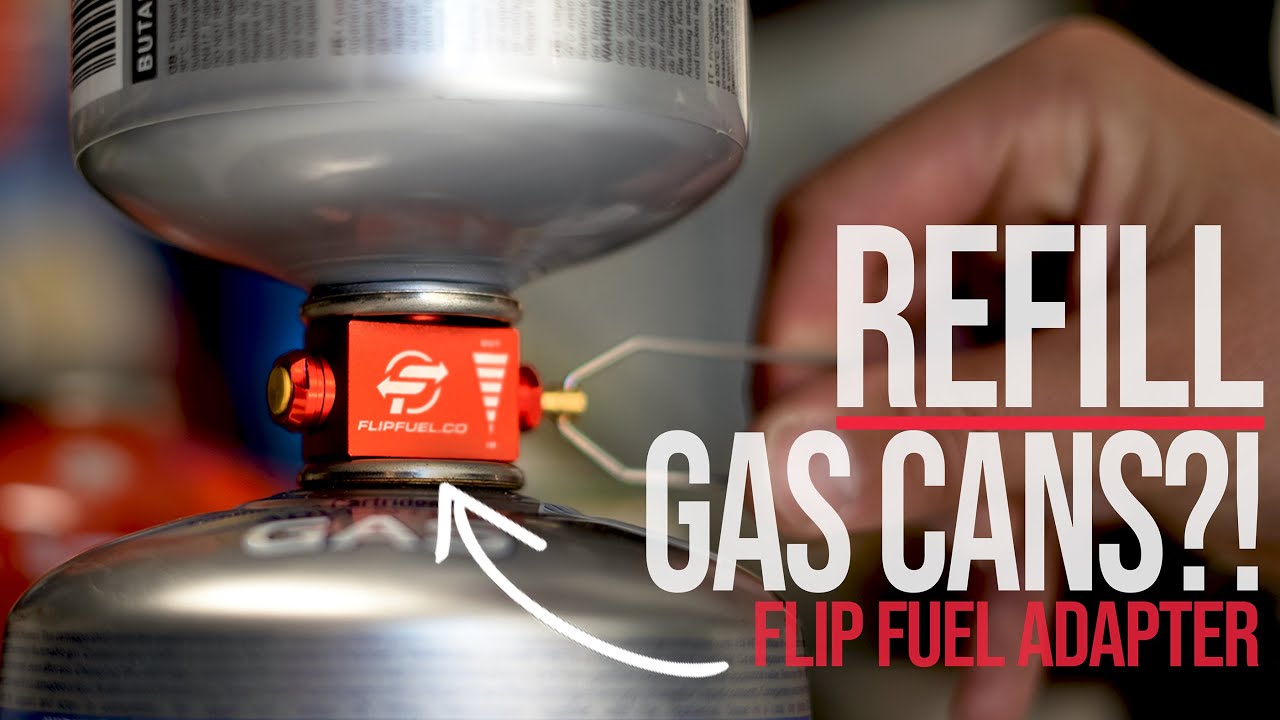 Refill Your Gas Canisters?! Camping/Hiking/Fishing Must-have! FlipFuel Review