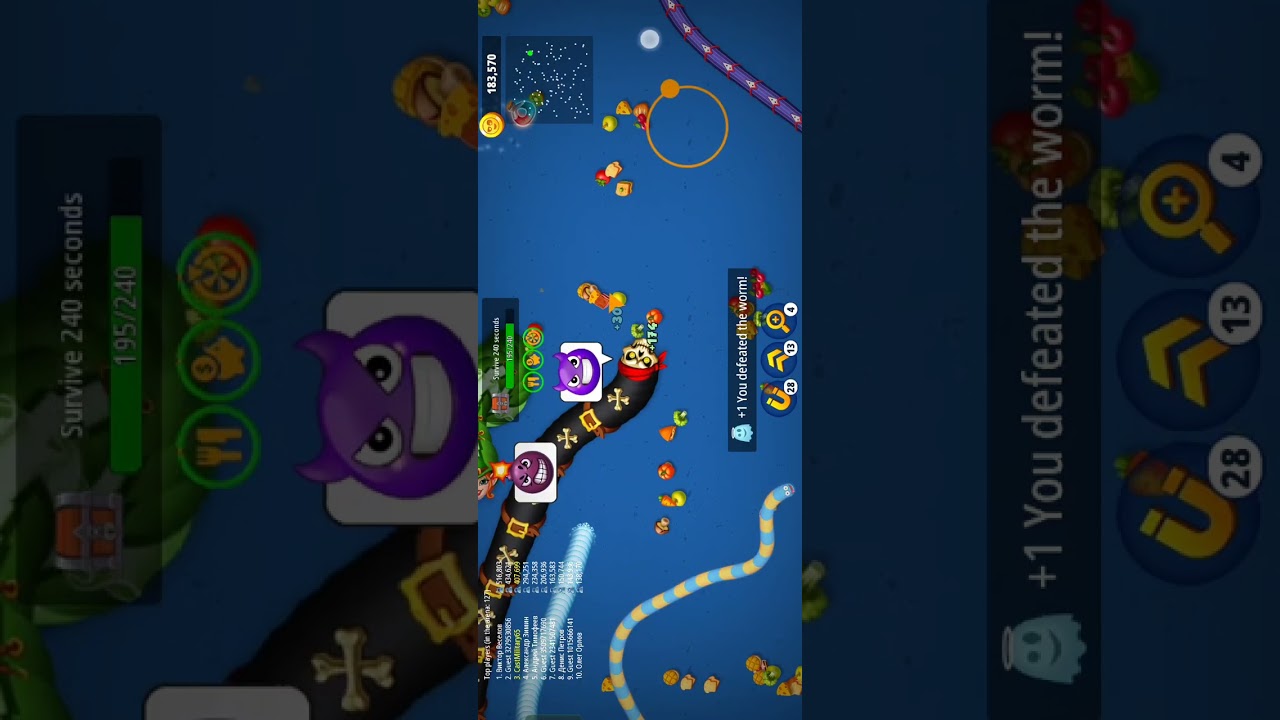 Worms Zone Game 🐍🐍####