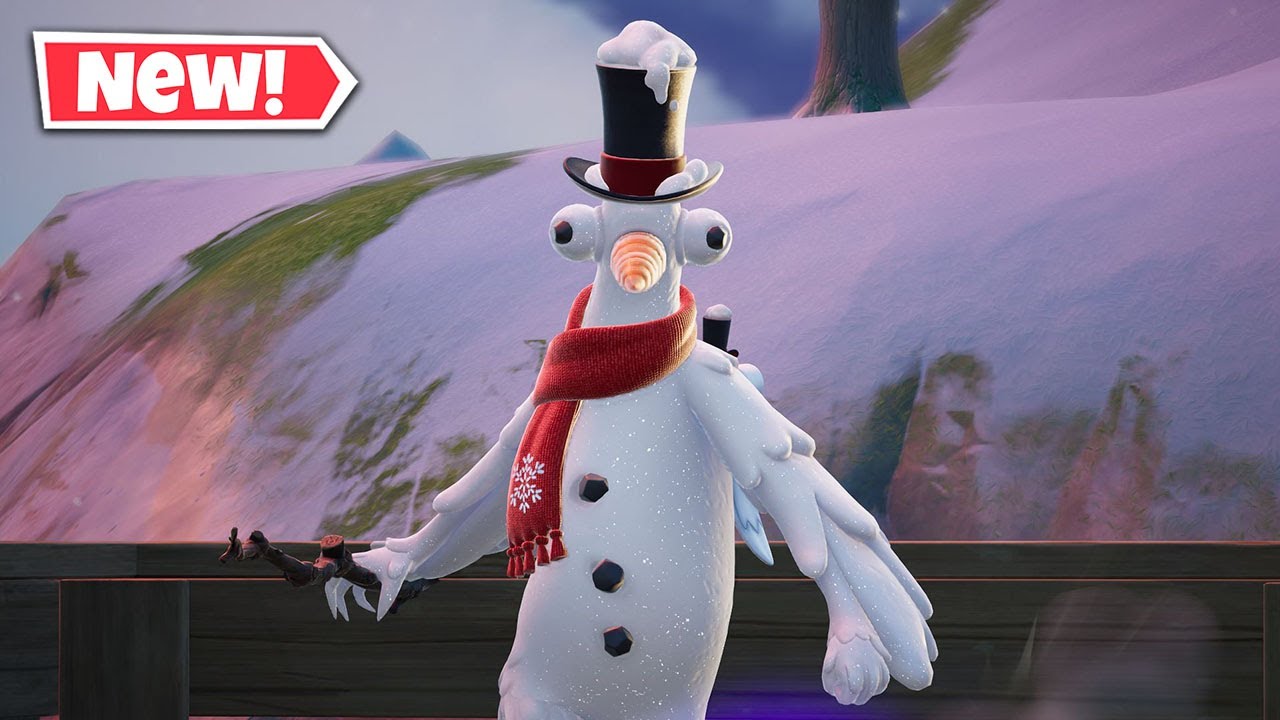 NEW FLAKEY THE SNOWBIRD Skin Gameplay In Fortnite!