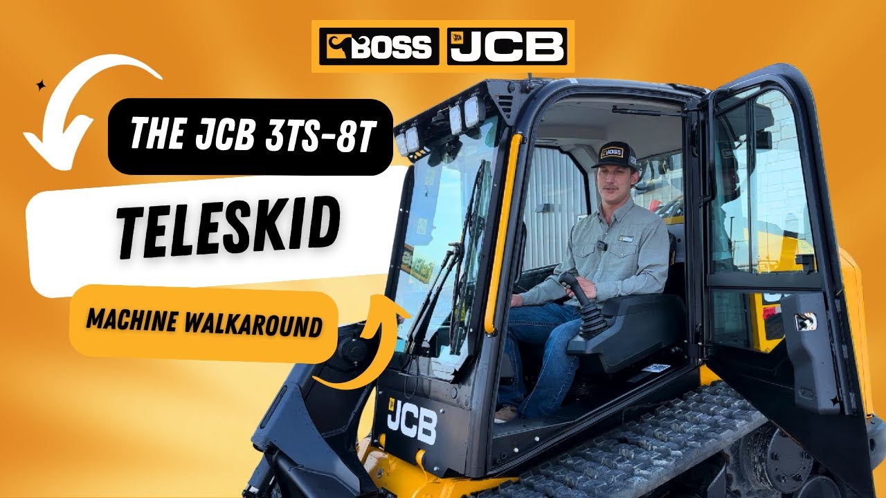 The ULTIMATE Jobsite Machine - JCB 3TS-8T Teleskid Walkaround