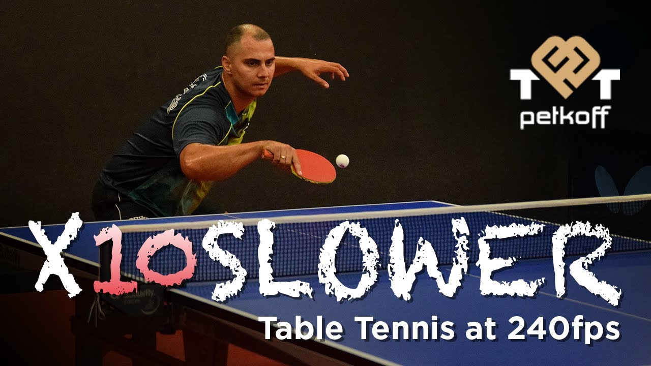 X10SLOWER - Table tennis in slow motion at 240 fps - Varna Cup 2021 #05