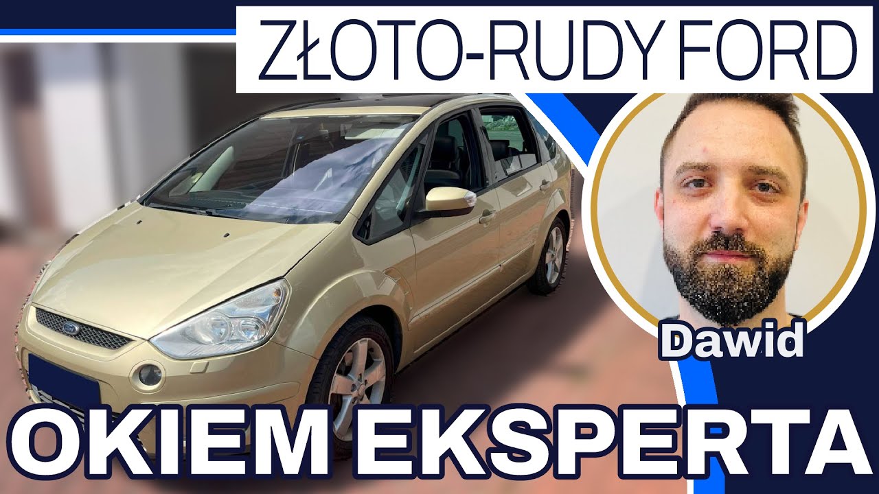 Ford w złoto-rudym wydaniu - Ford S-max 2.5 Benzyna 220 KM 2006 rok 260000 km 25000 zł