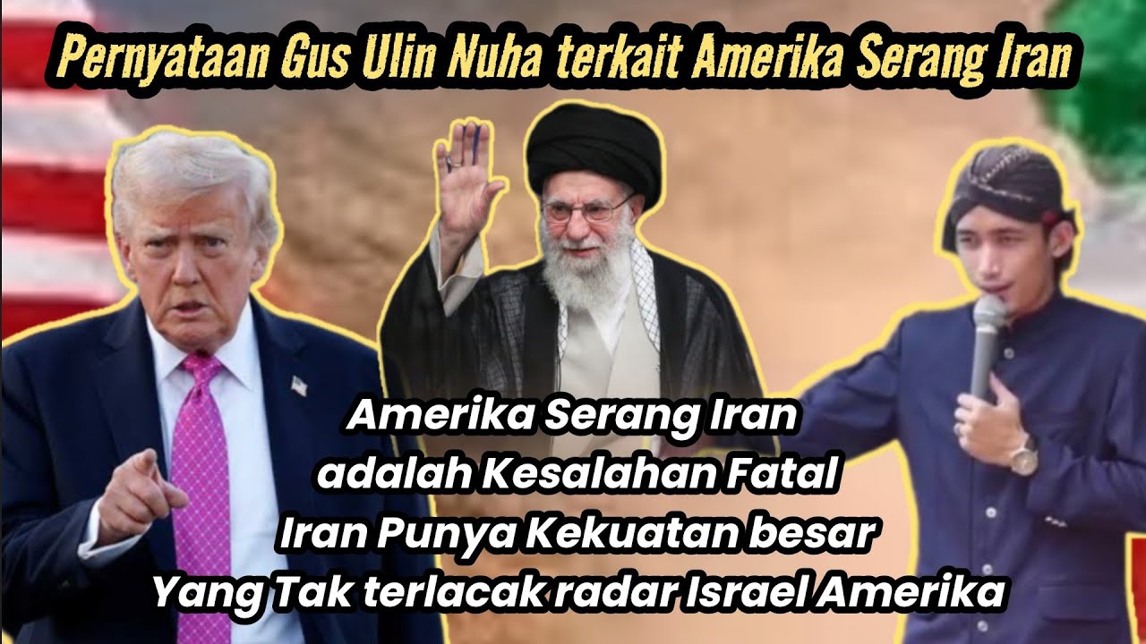 Blunder Besar Amerika Serang Iran yg punya kekuatan tersembunyi . Pengajian Gus Ulin Nuha terbaru