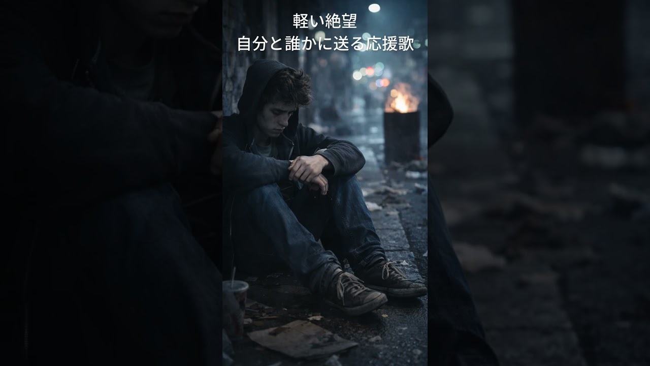 「軽い絶望ー自分と誰かに送る応援歌」#ラップ #若者の貧困 #現代社会 #SunoAI #AIラップ #社会問題 #心に響く #迷いの街角 #前に進む #リアルな歌