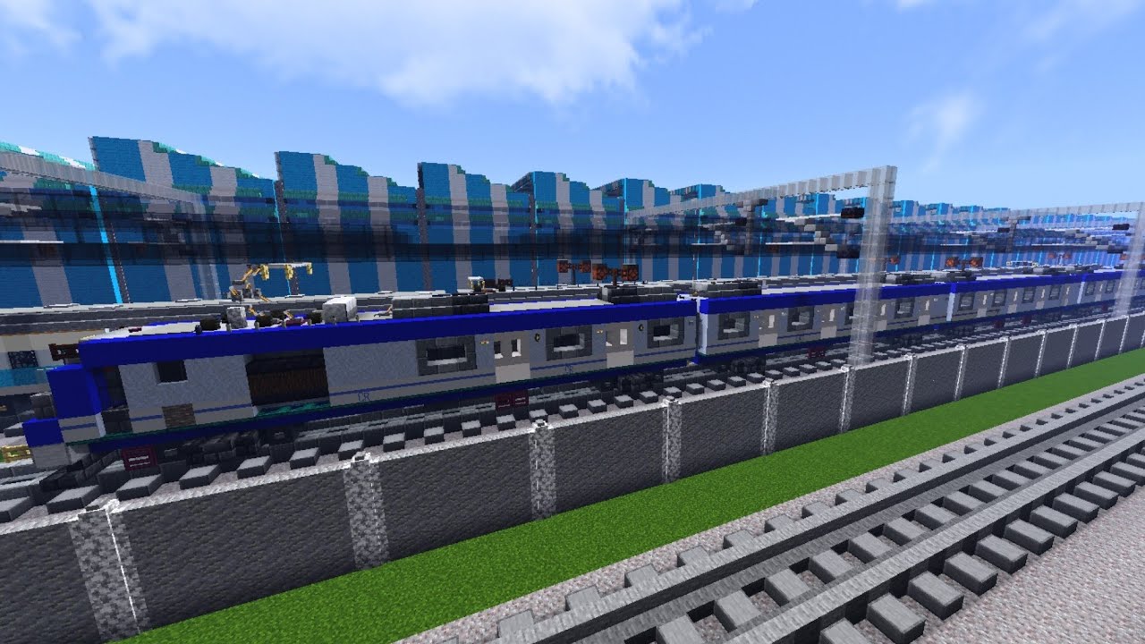 Minecraft Mumbai AC Local Train Tutorial Video