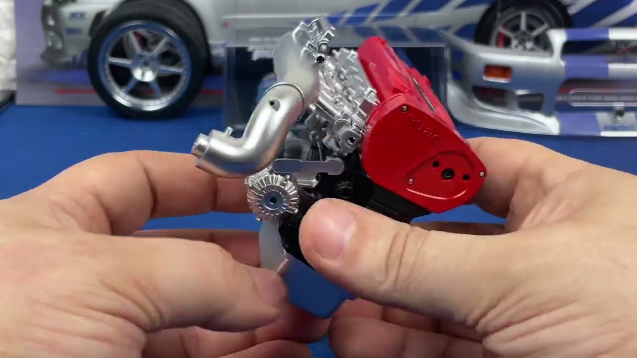 Skyline Part 6 to 8  Die-Cast Nissan GT-R (R34) 1:8 Fast end Furious