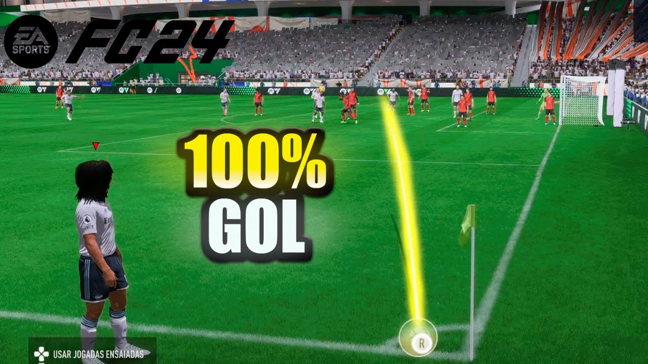 EA SPORTS FC 24 | TUTORIAL JOGADA BUGADA DO ESCANTEIO! FAÇA GOL SEMPRE