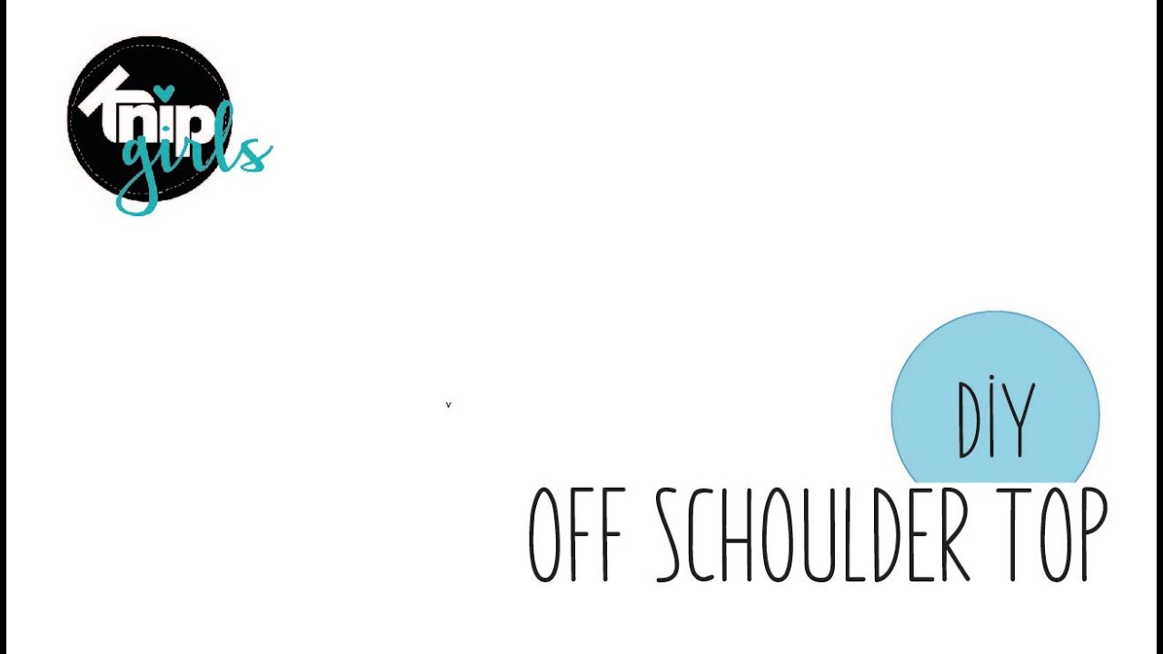 DIY off schoulder top | KNIPgirl Charissa