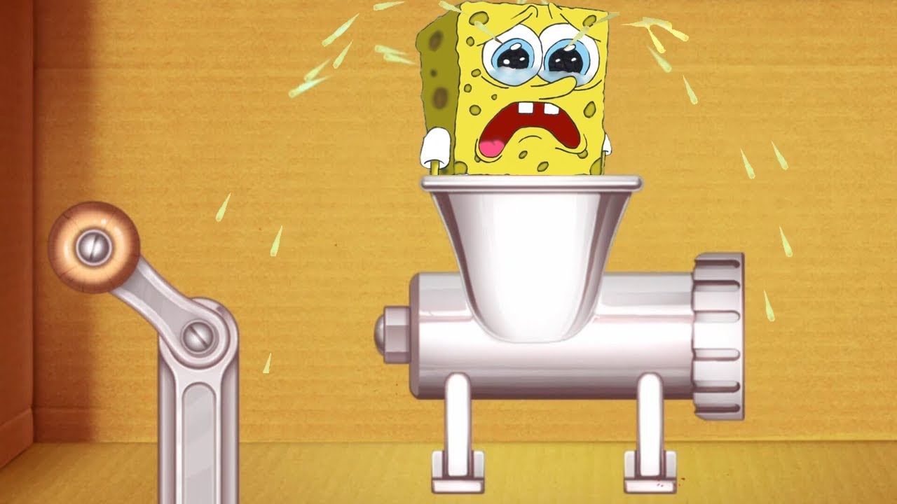 Sponge Bob vs Crazy 14 Meat Grinder | Kick The Buddy