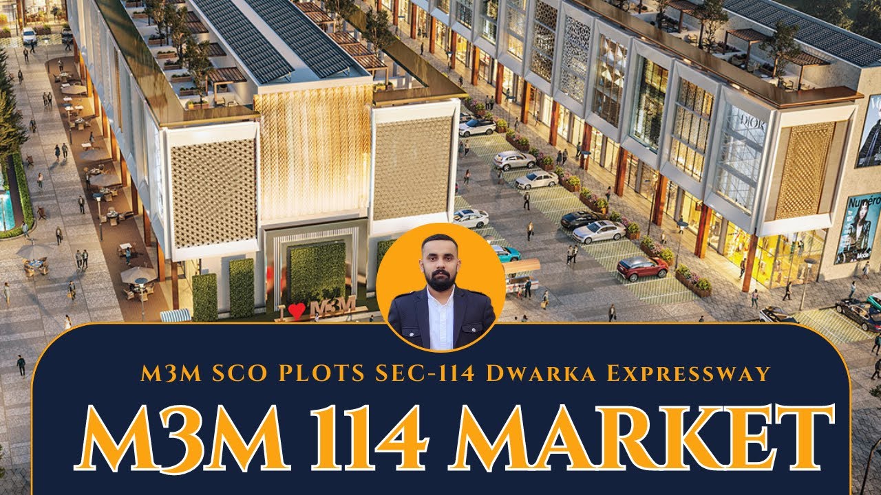 M3M 114 Market SCO | Commercial Plots | Dwarka Expressway | Sector 114 | New Update #m3m114scoplots