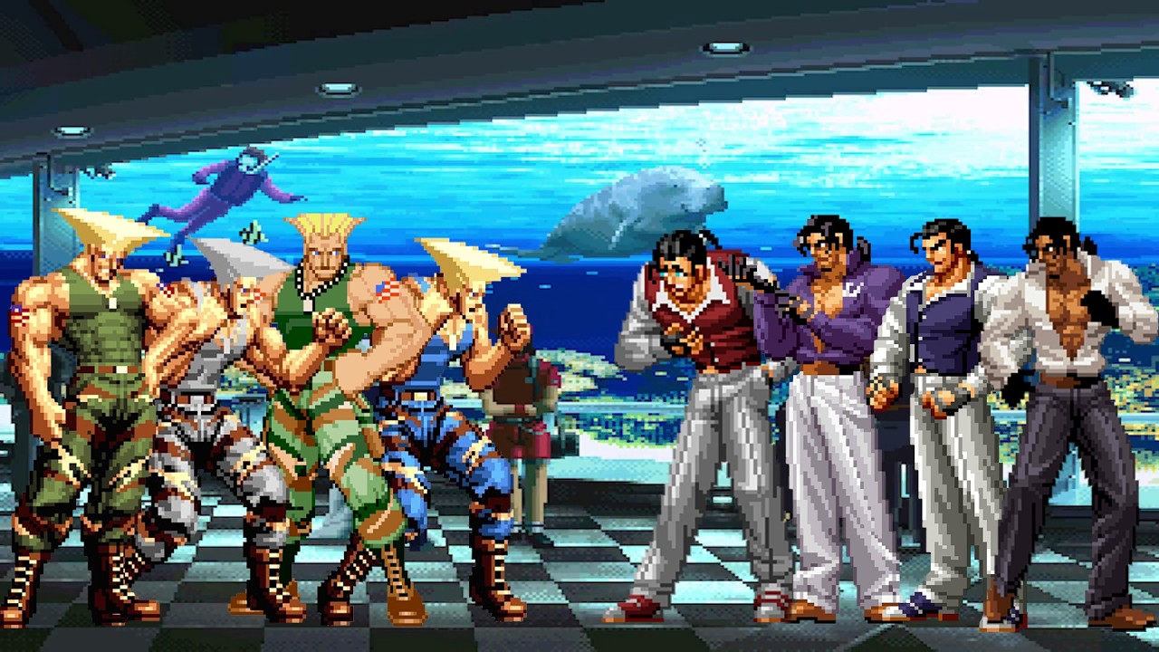 [KOF Mugen] Guile Team vs Robert Garcia Team