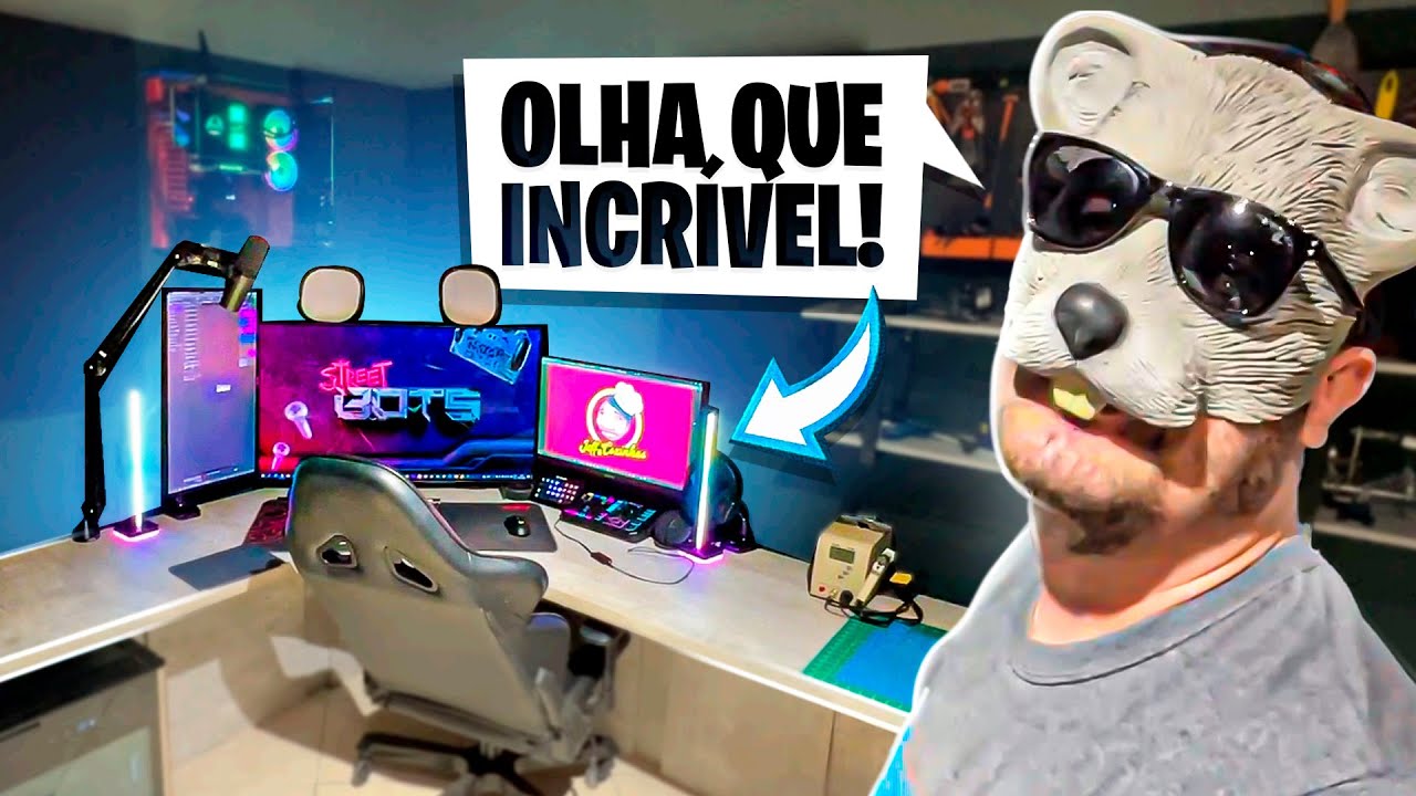 MEU NOVO SETUP PRINCIPAL DO ESTÚDIO FICOU ABSURDO!