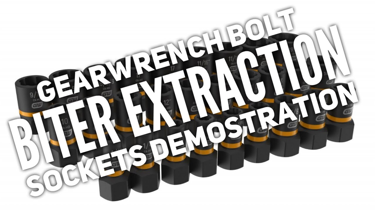 GearWrench Bolt Biter Extraction Sockets Demostration