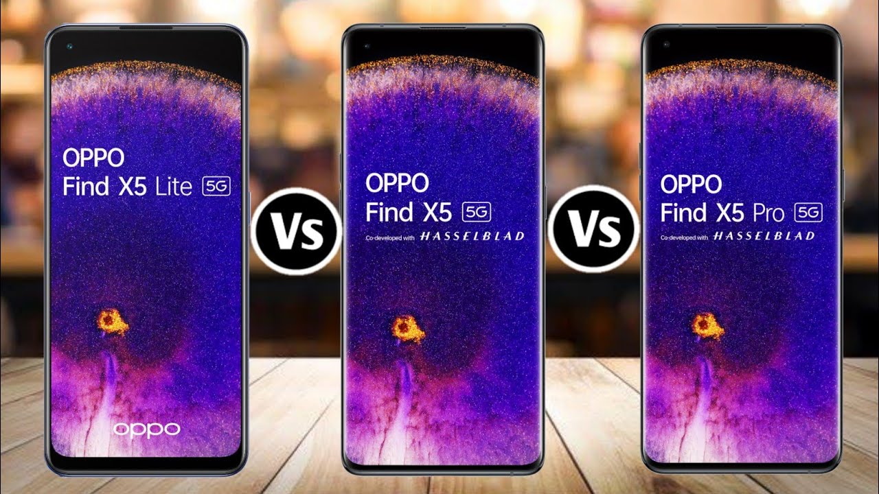 Oppo Find X5 Lite Vs Oppo Find X5 Vs Oppo Find X5 Pro