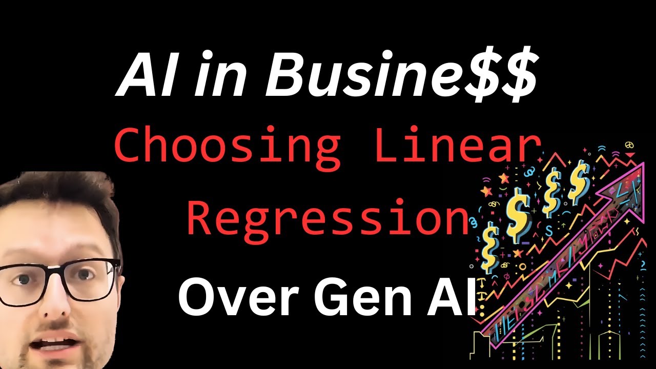 AI in Business: Choosing Linear Regression over GenAI (in 4 minutes) &mdash; Yann Stoneman