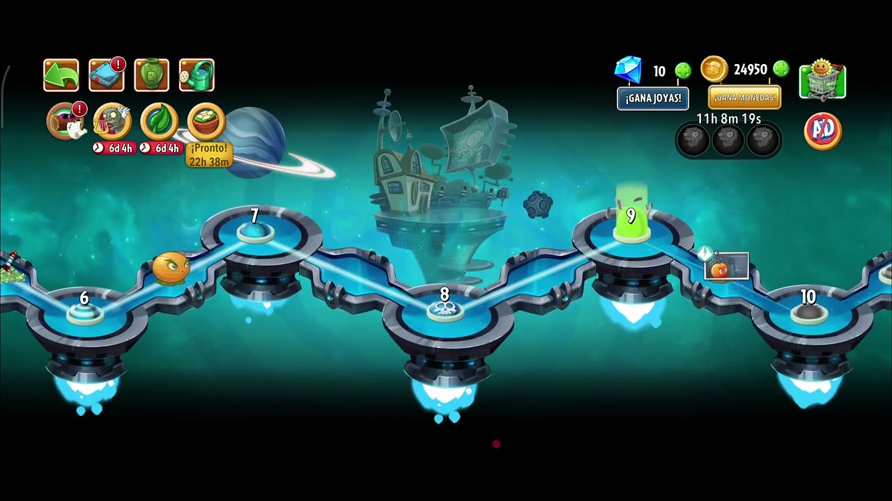 Plants vs. Zombies 2: It's About Time Gameplay 