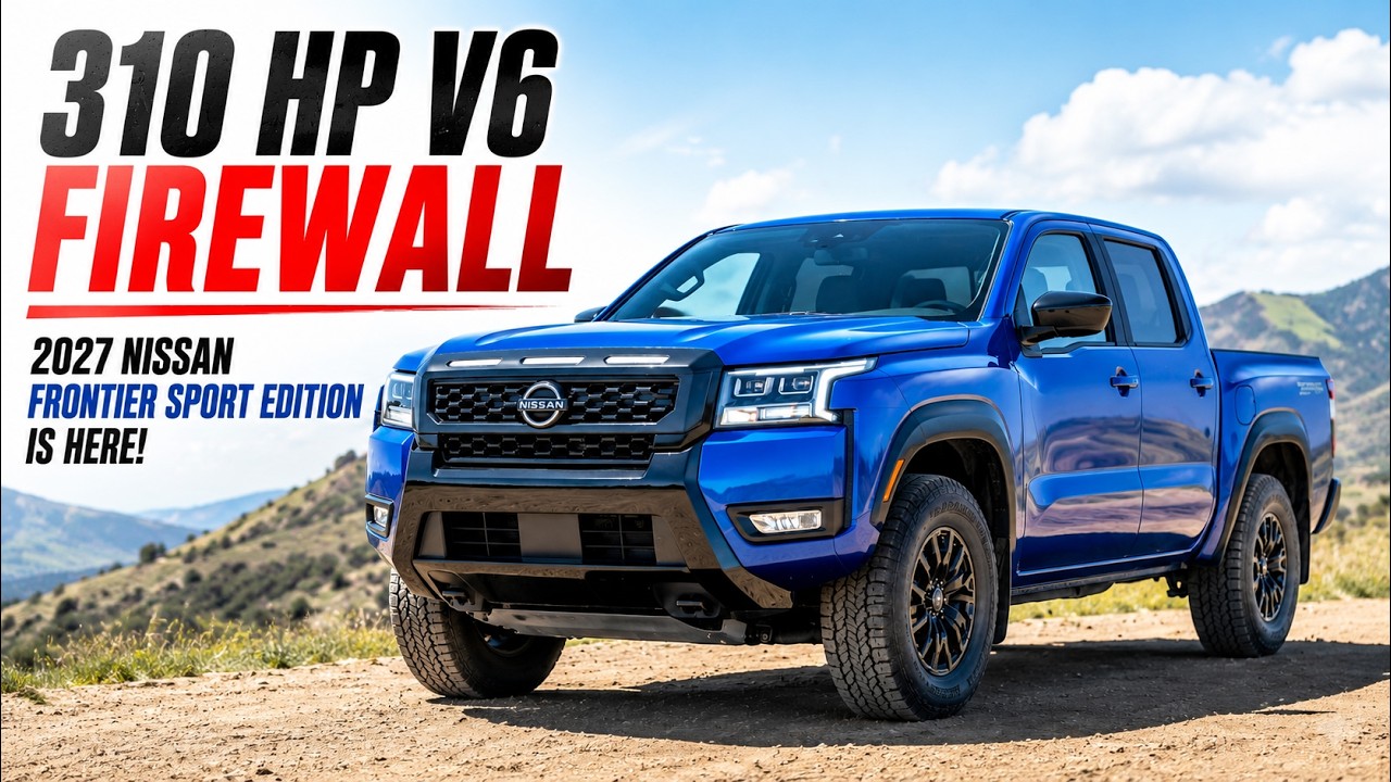310 л.с. V6 Firewall: Nissan Frontier Sport Edition 2027 уже здесь!