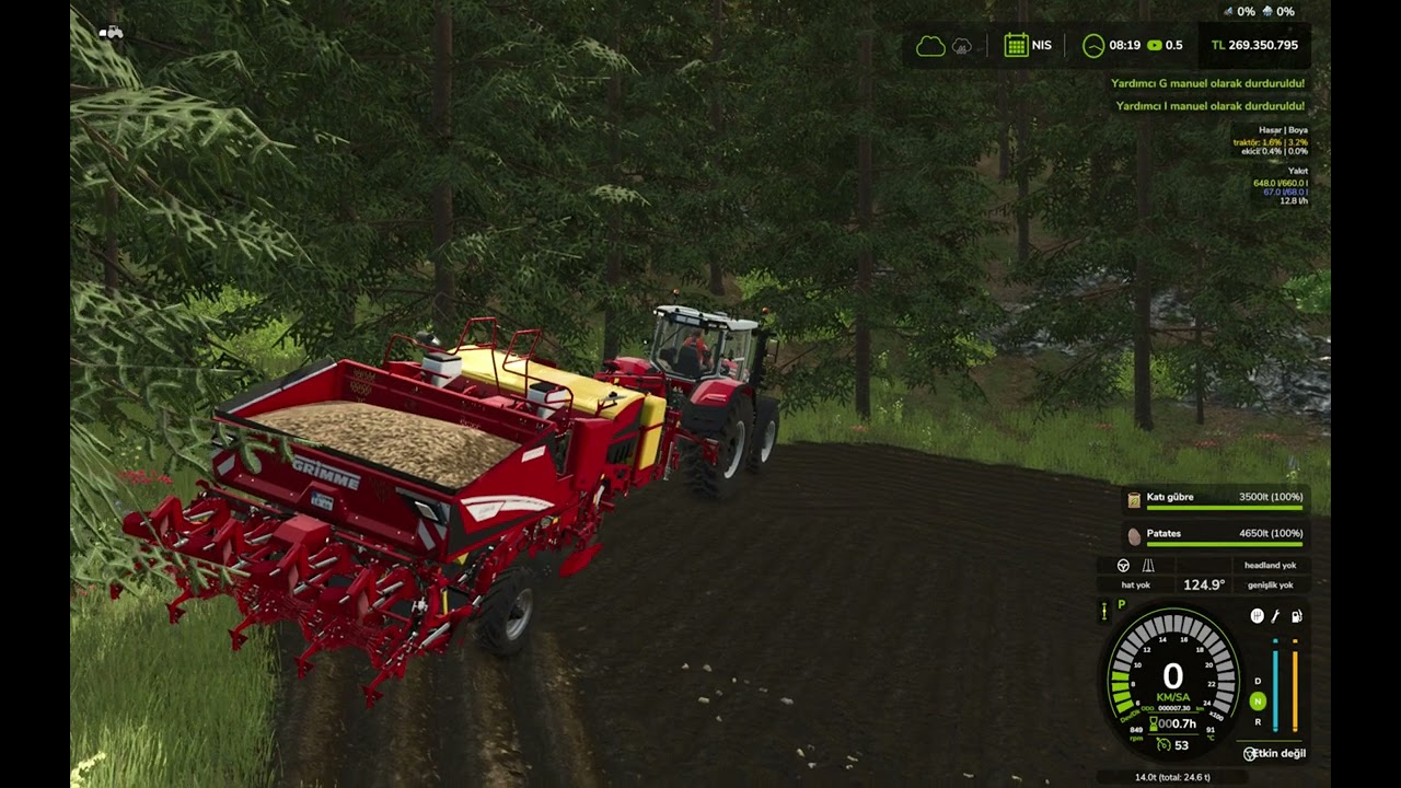 PATATES EKİYORUZ /FARMİNG SİMULATOR 2025 #FS25 #SHORTS