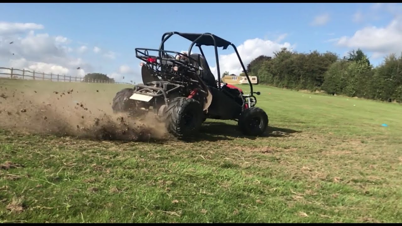 Our new Hammerhead GTS 150 Off roader- Tom nearly got hit!!