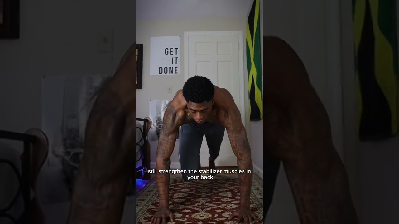 Work Your Back Without Equipment! 👍🏾