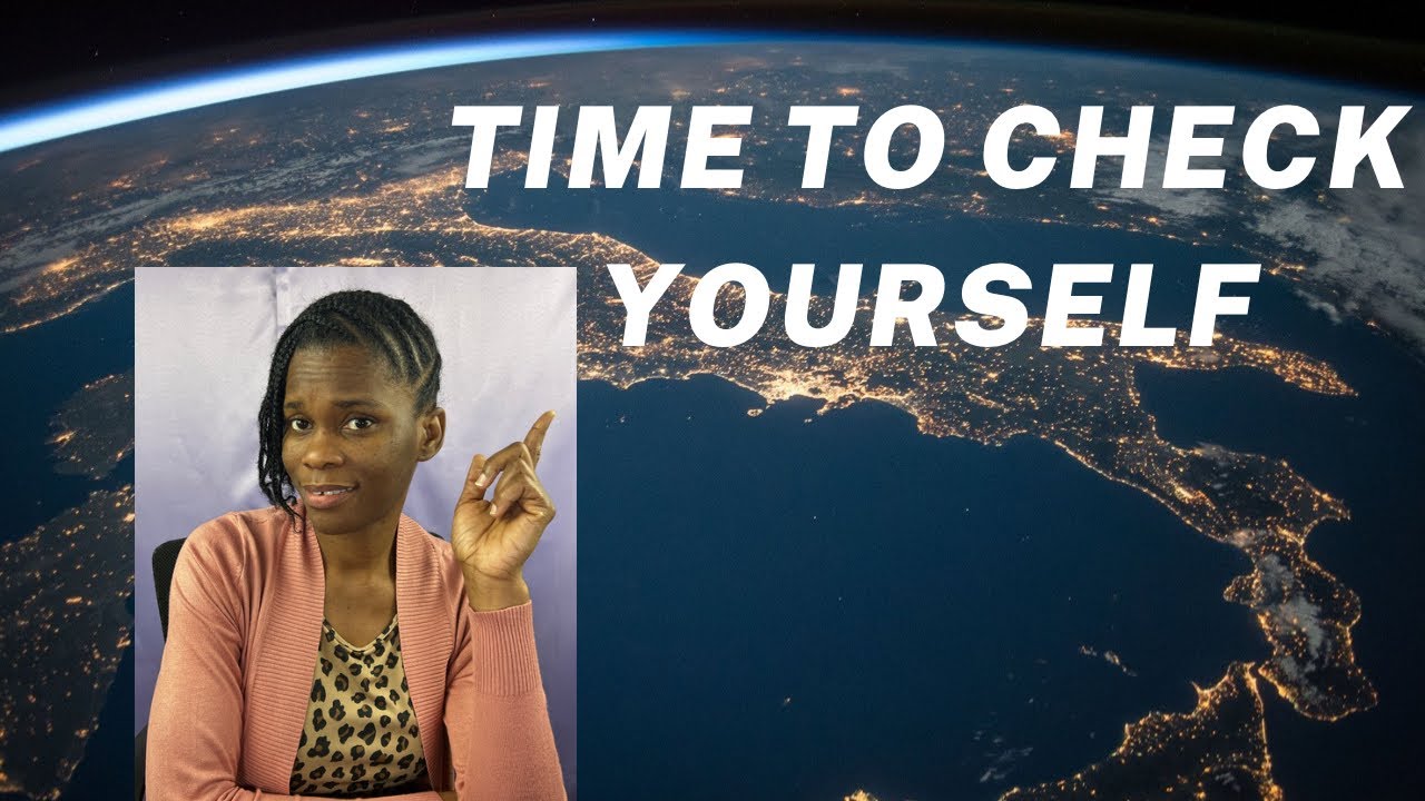 Time to check yourself