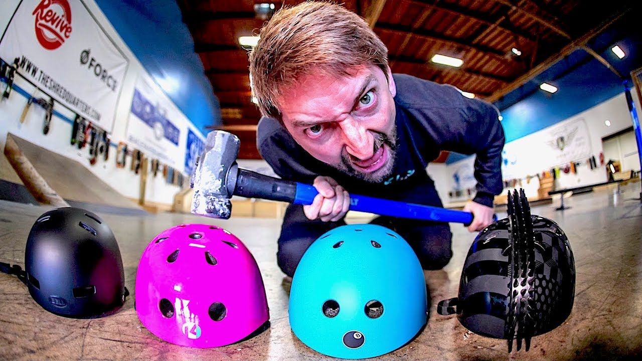 SKATEBOARD HELMET DURABILITY TEST!