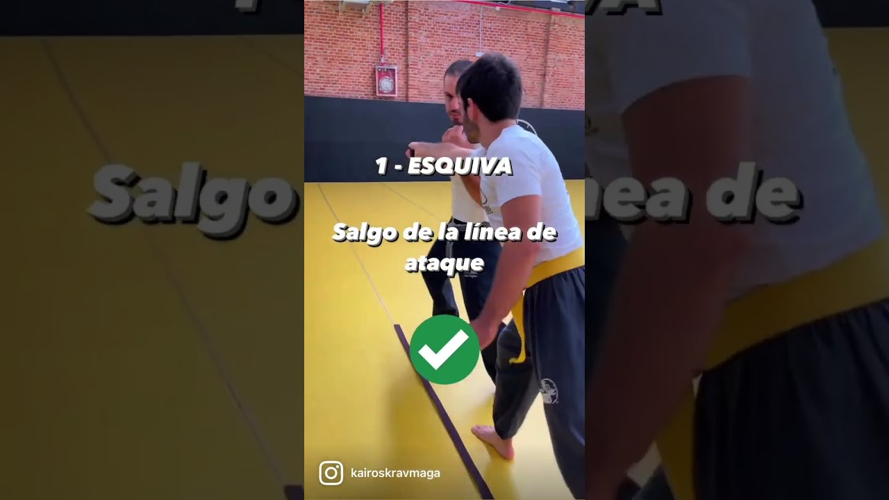 Defiéndete de un ataque de cuchillo en picado - Técnica de Krav Maga - Kairos Madrid