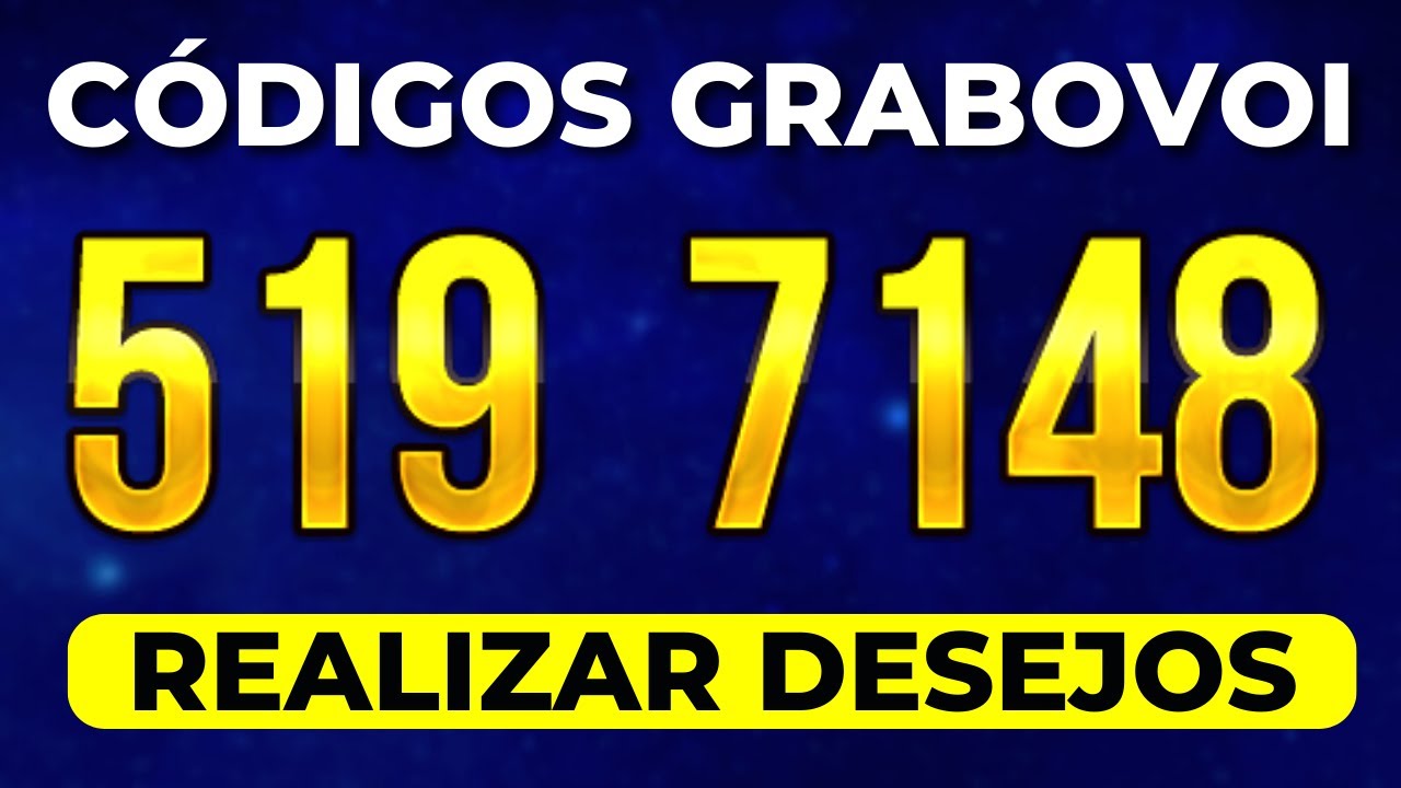 C&Oacute;DIGOS GRABOVOI PARA REALIZAR DESEJOS - TUDO &Eacute; POSS&Iacute;VEL 519  7148