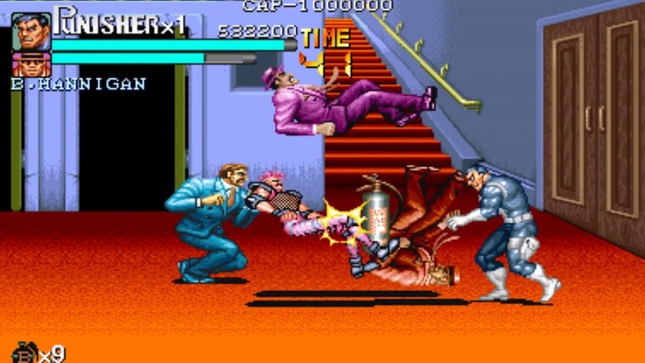 THE PUNISHER ARCADE-  HARDEST (ZERANDO COM UMA FICHA)