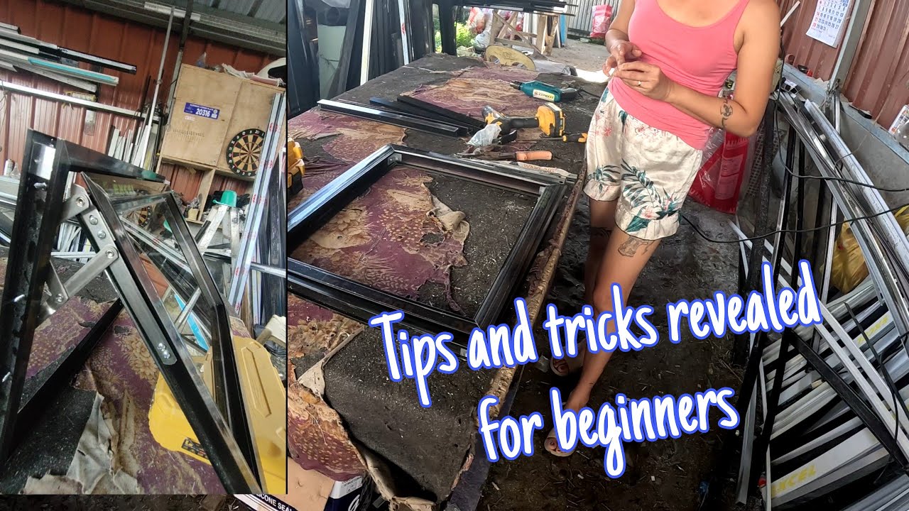 How to install 4 bar hinge for traditional awning window? Tutorial for beginners