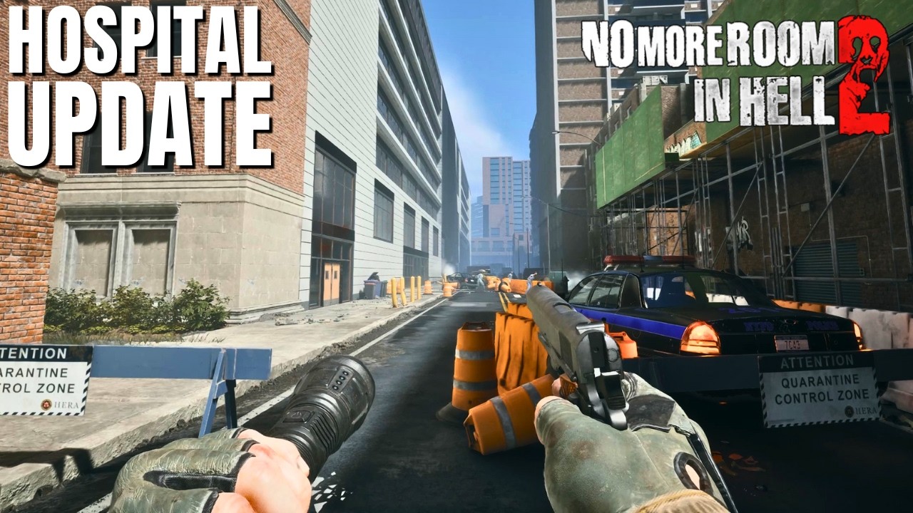 No More Room in Hell 2 NEW HOSPITAL UPDATE Gameplay (No Commentary)
