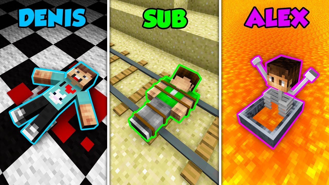 DENIS vs SUB vs ALEX - MURDER MYSTERY 2 in Minecraft! (The Pals)