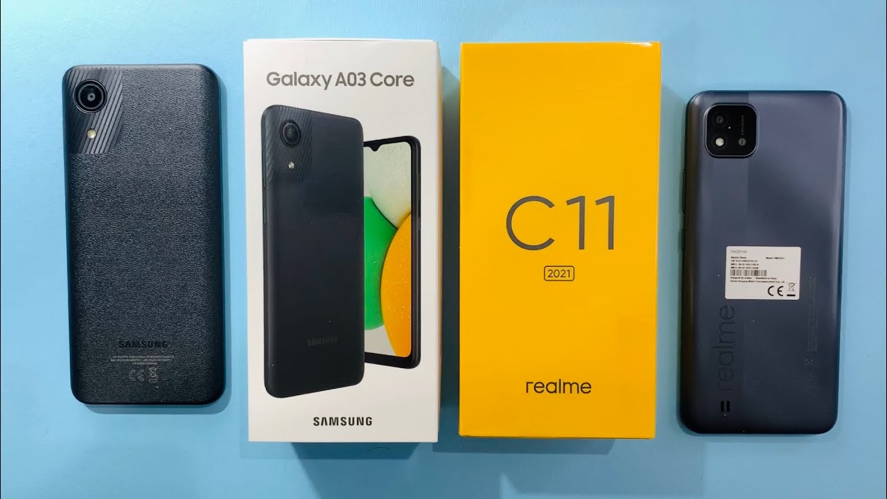 Realme C11 2021 vs Samsung Galaxy A03 Core