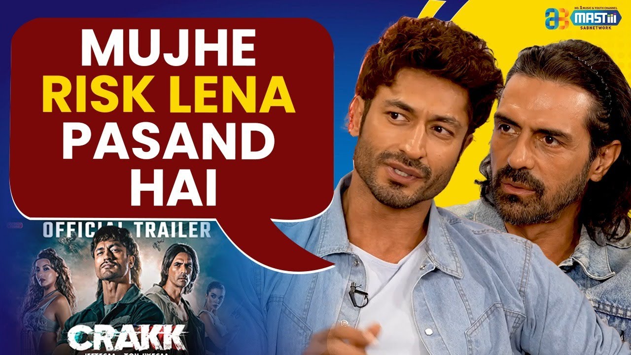 Mastiii Wala Interview With Crakk Team. | Vidyut Jammwal | Arjun Rampal | Shilpa Rao | @mastiiitv
