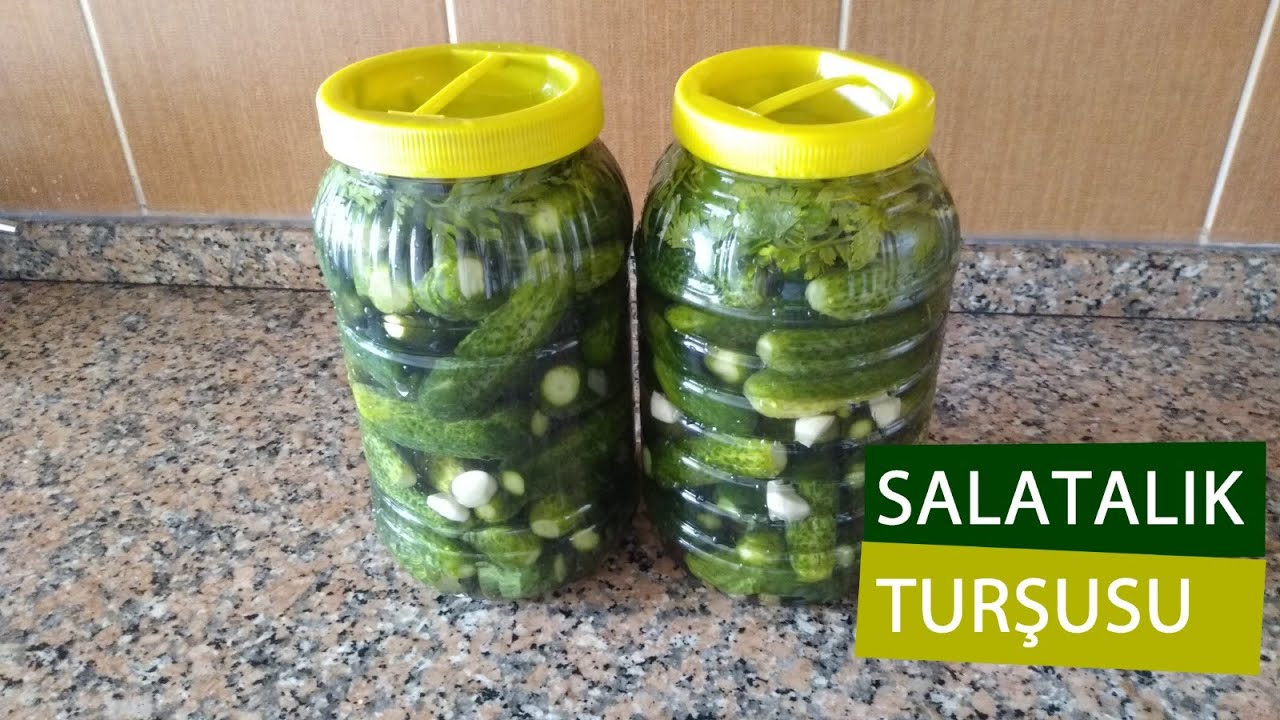 KITIR KITIR KORNİŞON SALATALIK TURŞUSU NASIL YAPILIR ? -