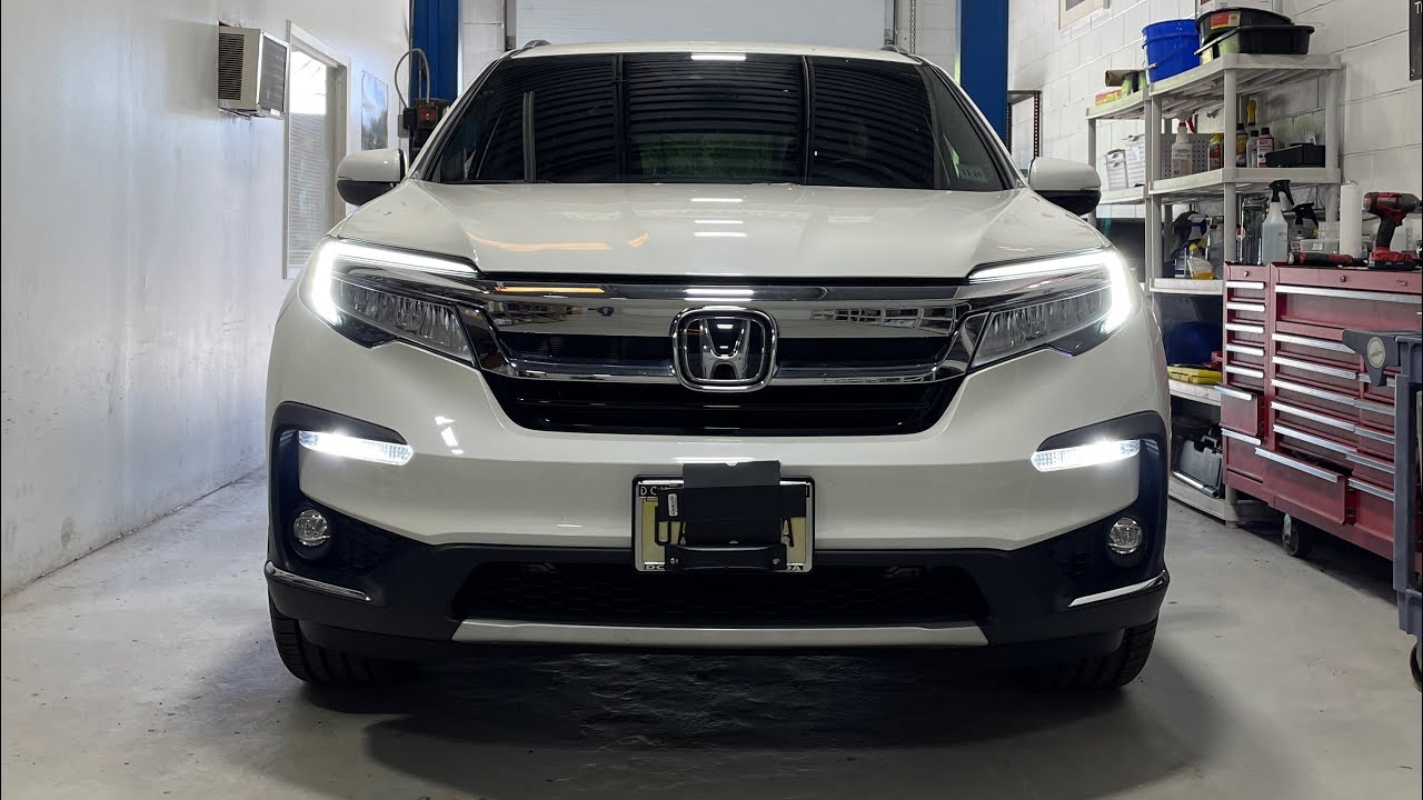 Added Lower LED Daytime Running Lights To Honda Pilot Touring - Find Out How!