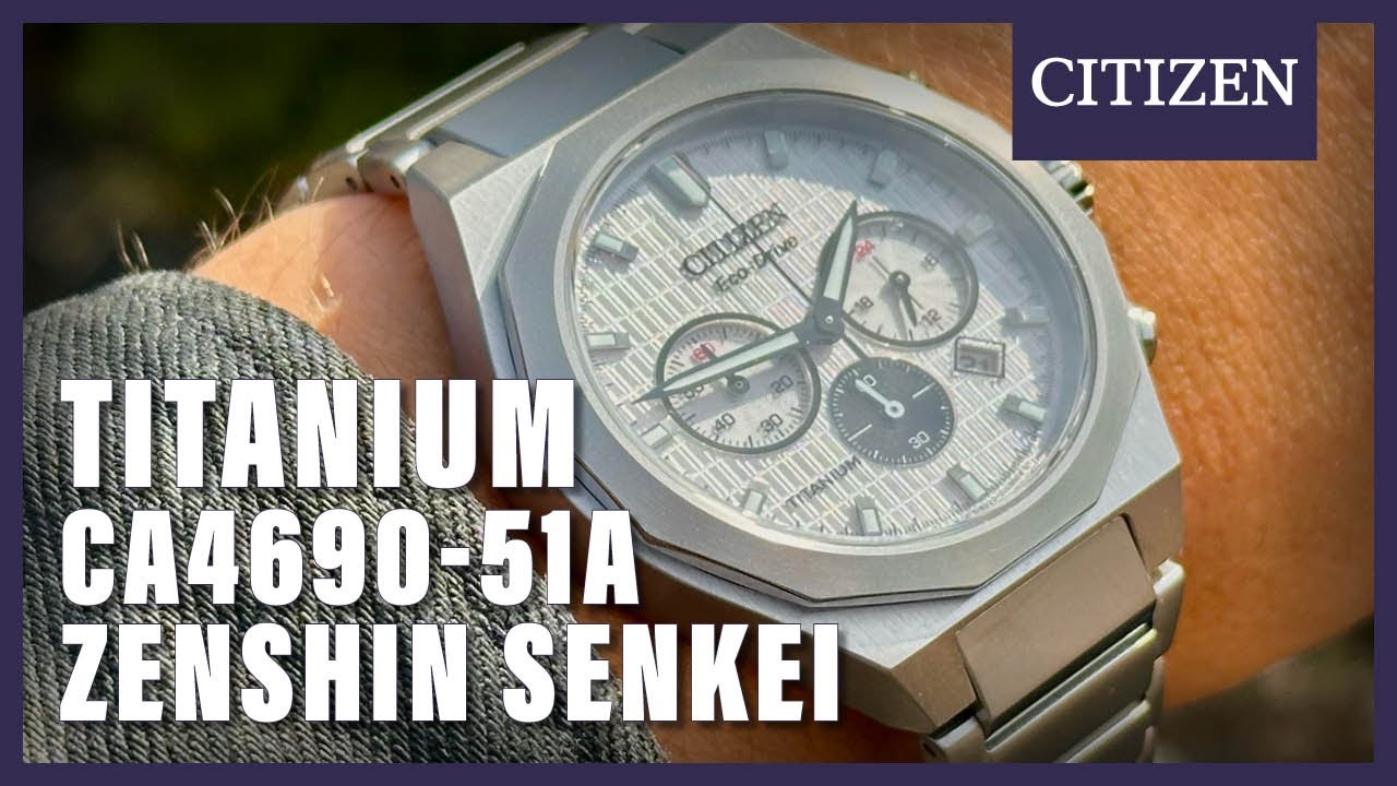 Unboxing The New Citizen Zenshin Senkei CA4690-51A Titanium Sapphire