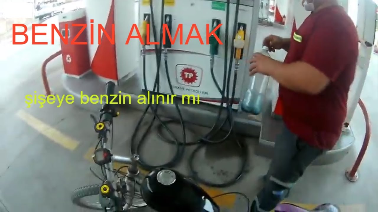 Motorlu Bisiklet Benzin Almak (şişeye benzin verirler mi??)