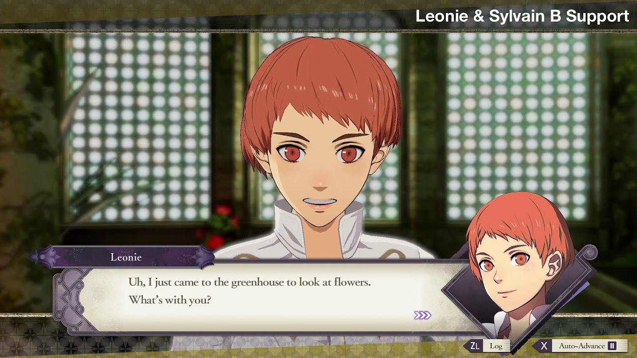 [FE: Three Houses] Leonie & Sylvain All Support Conversations