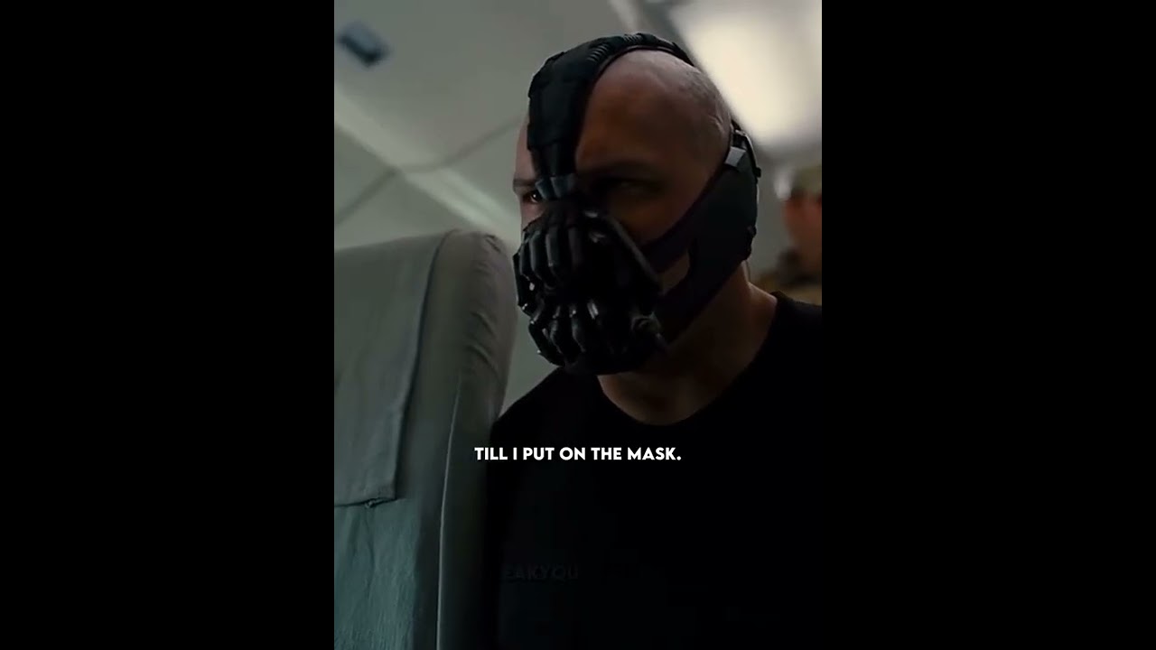It doesn’t matter who we are 🥶 Bane | Batman The Dark Knight Rises 