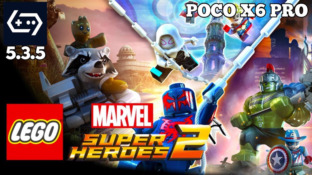 LEGO MARVEL SUPER HEROES 2 |GAME HUB EMULATOR|POCO X6 PRO|NEW UPDATE TEST|PLAYBLE+SETTINGS 🔥