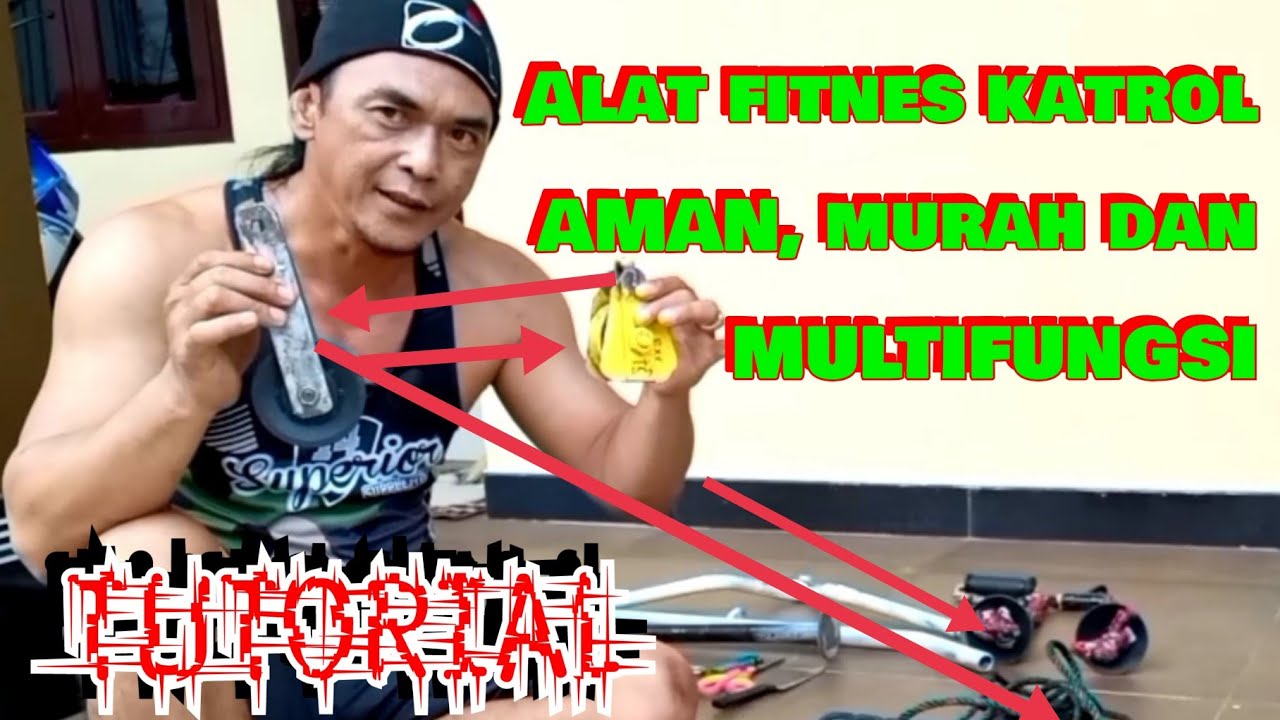 Cara membuat katrol fitnes multifungsi yang aman di rumah / homemade lat pulldown