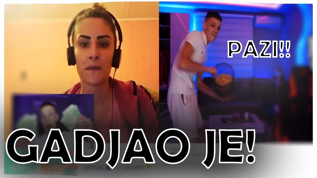 JANKO VS BIVŠA *gadjao je bombonima*